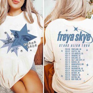 2sided Freya Skye Silent Treatment Shirt, Stars Align Tour 2026 Festival Tee, Di